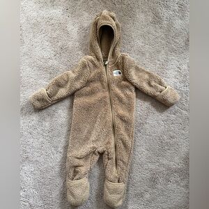 The North Face Campshire Brown Fleece Snowsuit